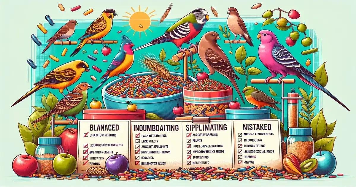 Os Principais Erros na Nutrição de Aves e Como Evitá-los